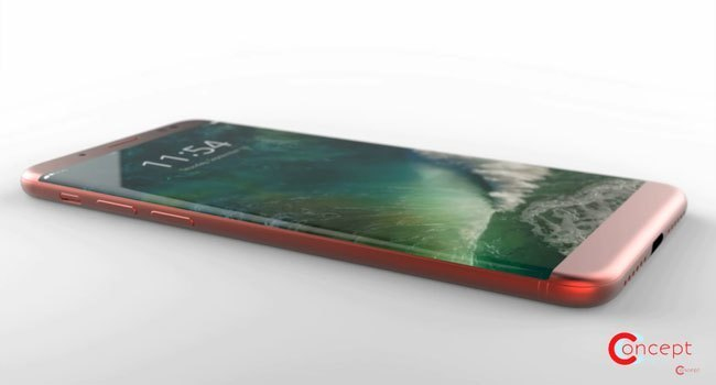 Phiên bản màu đỏ vô cùng ấn tượng của chiếc điện thoại iPhone 8 Edge