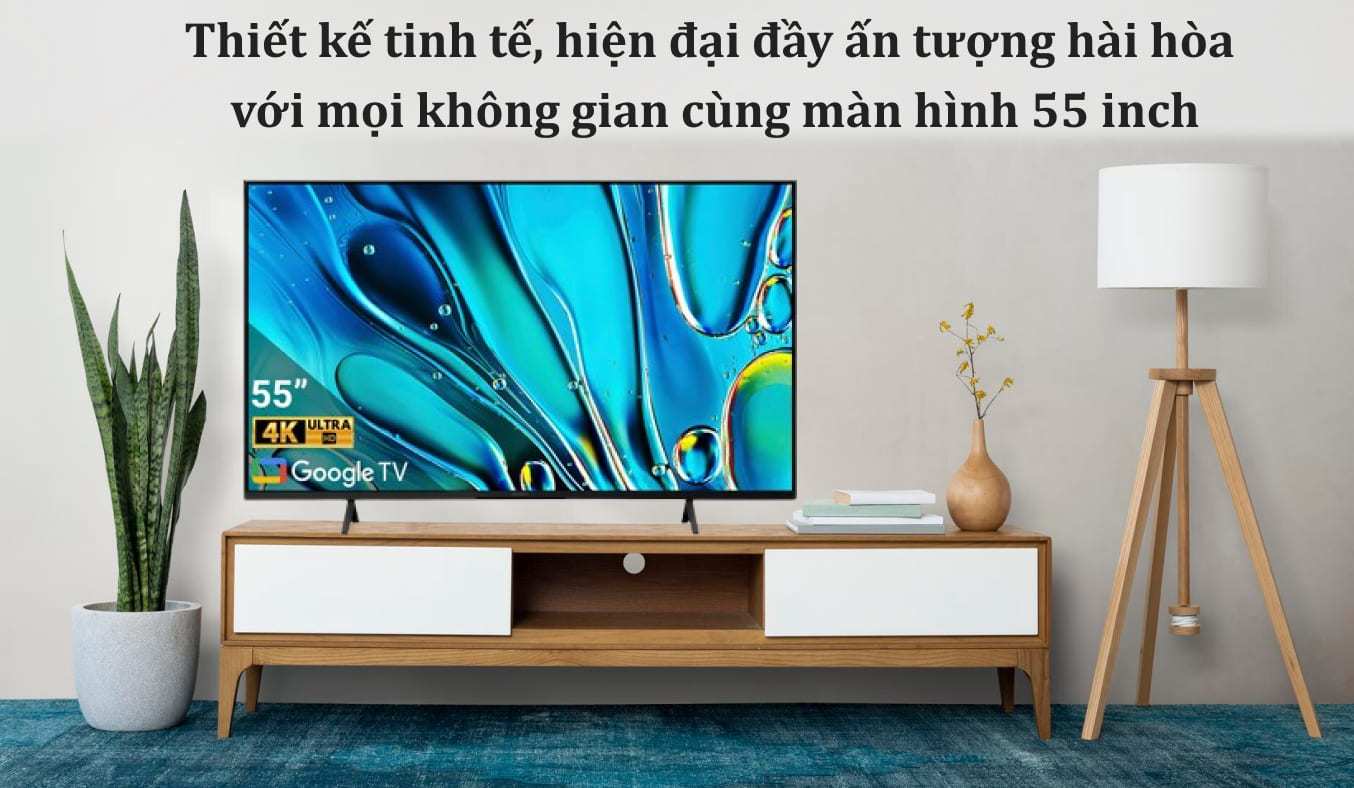 Google Tivi LED Sony 4K 55 inch K-55S30 VN3