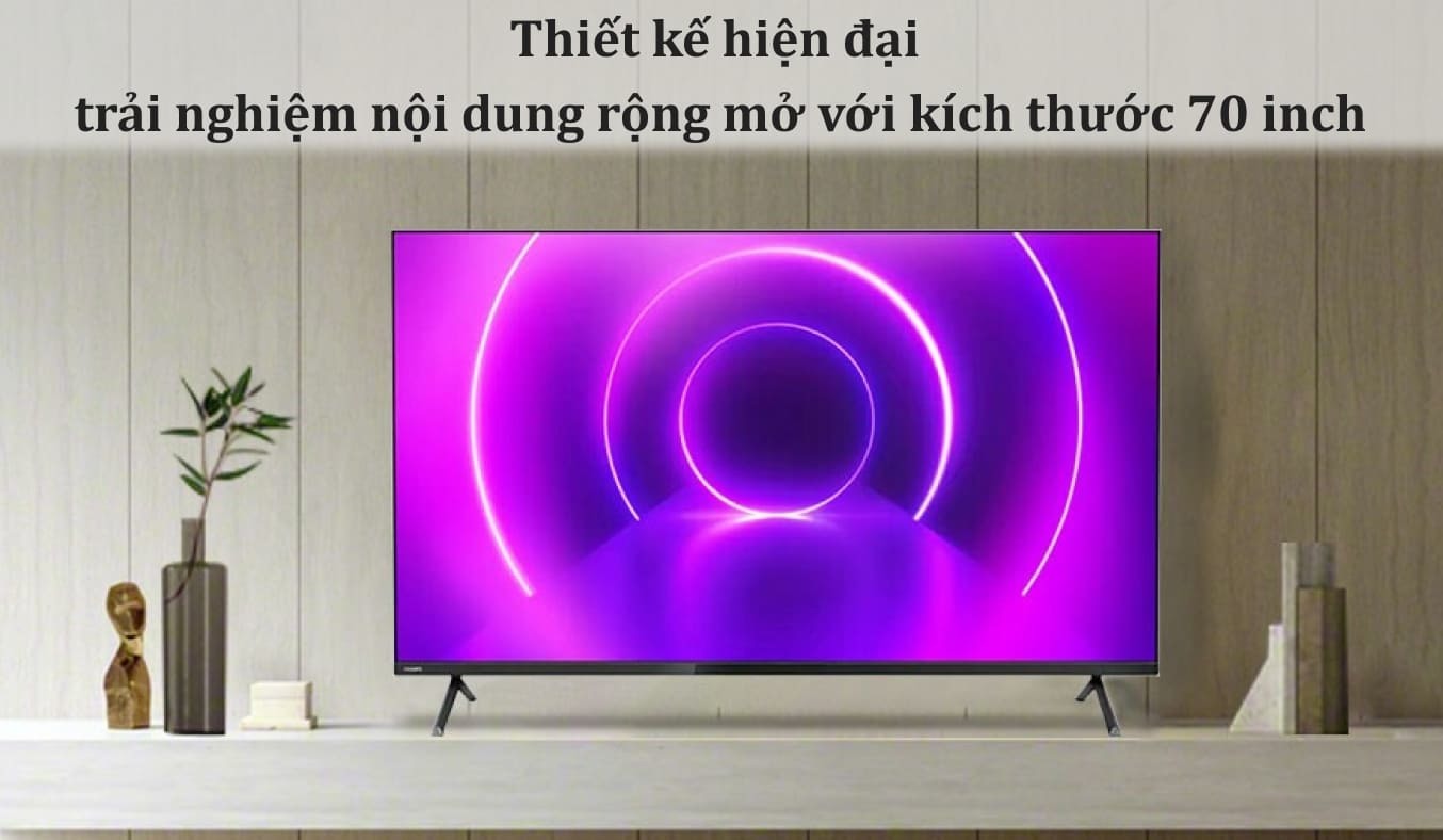 Android Tivi Philips 4K 70 inch 70PUT8215/67