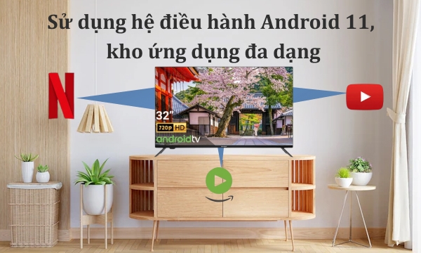 Android Tivi Sharp HD 32 inch 2T-C32EG2X