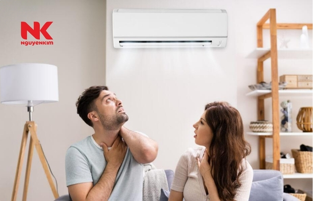 Máy lạnh không mát là tình trạng máy dù chạy nhưng vẫn không tạo ra hơi lạnh