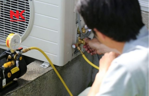 Máy lạnh không mát do hết gas