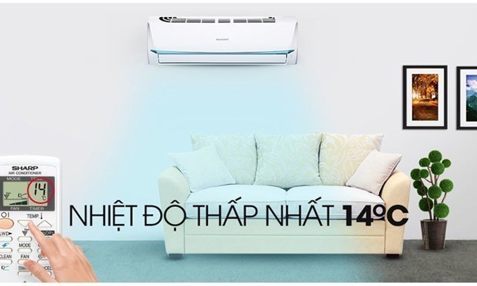 Máy lạnh Sharp Inverter 1HP AH-X9XEW sử dụng gas R32 làm lạnh sâu