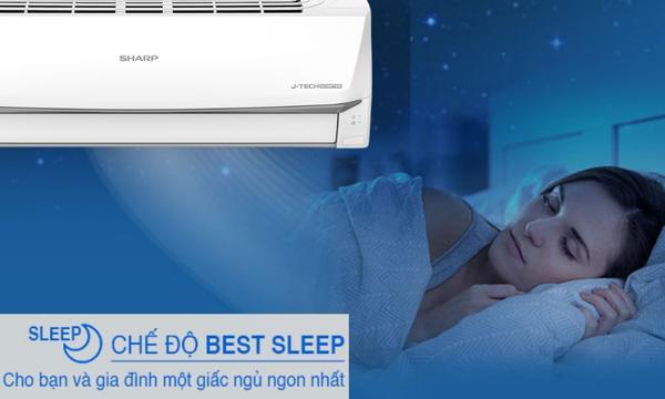 Máy lạnh Sharp Inverter 2 HP AH-X18ZEW giúp ngủ ngon giấc