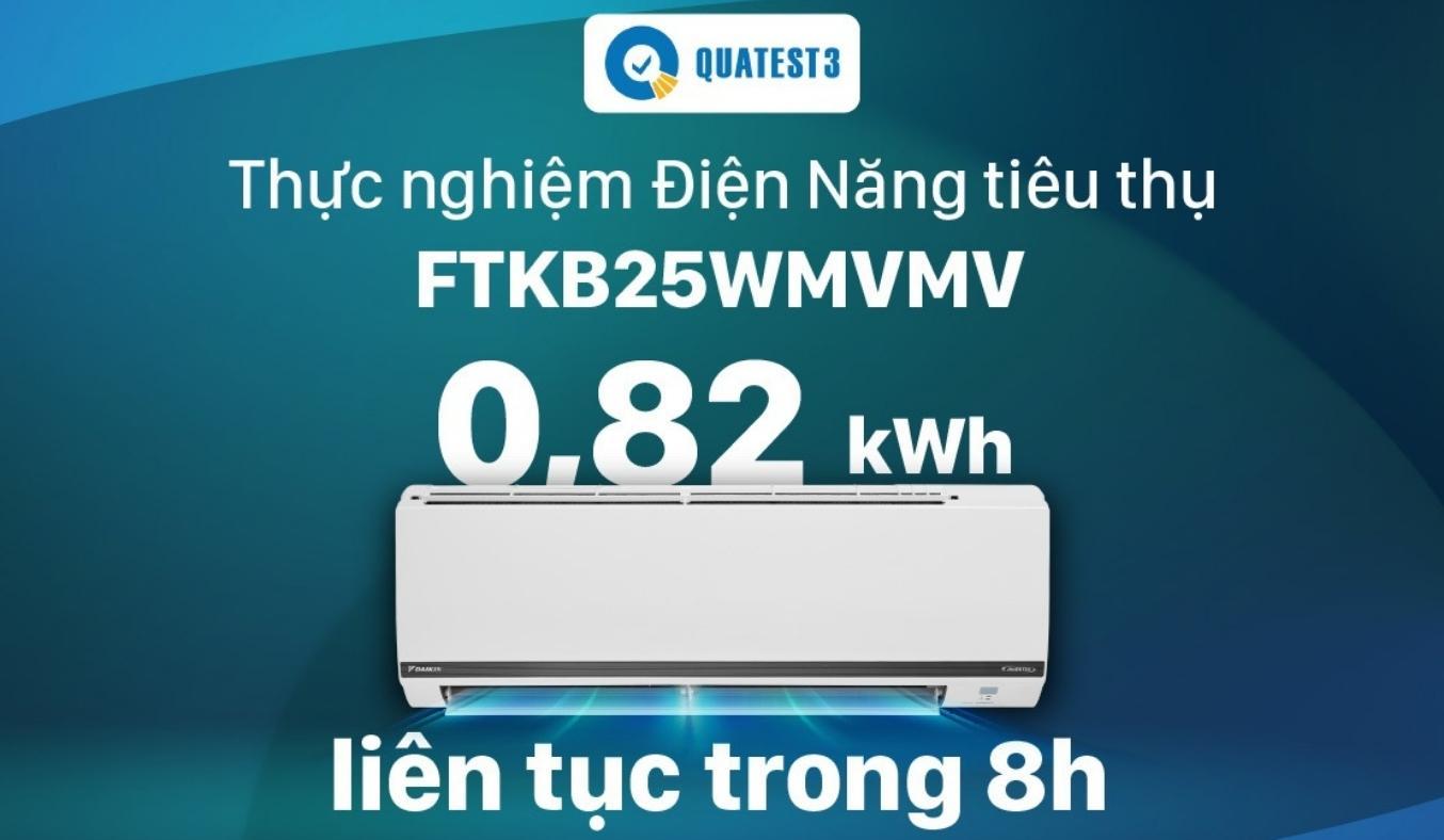 Máy lạnh Daikin Inverter 1 HP FTKB25WMVMV tiết kiệm điện vượt trội