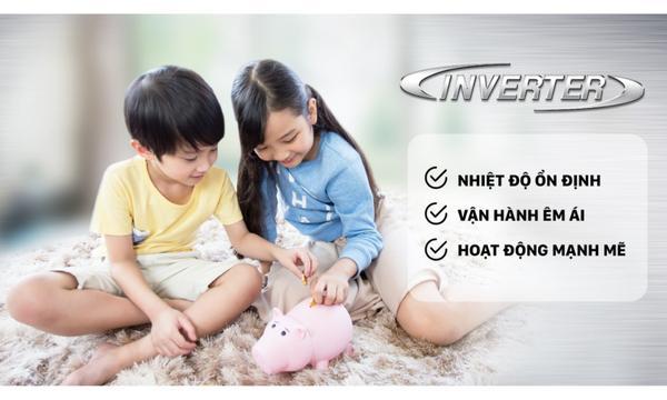 Máy lạnh Daikin Inverter 1 HP FTKY25WMVMV công nghệ inverter tiết kiệm điện