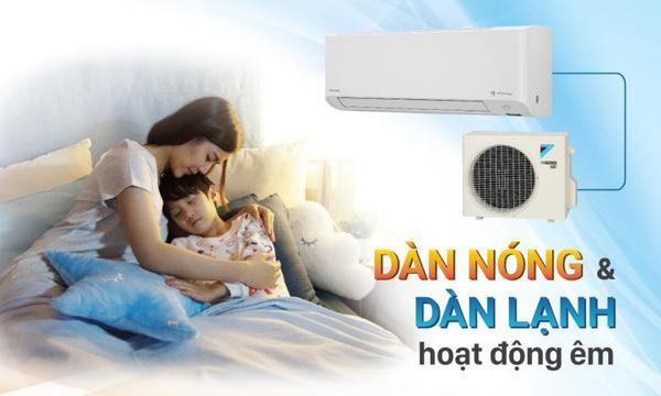 Máy lạnh Daikin Inverter 1.5 HP FTKY35WMVMV hoạt động êm ái, giấc ngủ êm ái