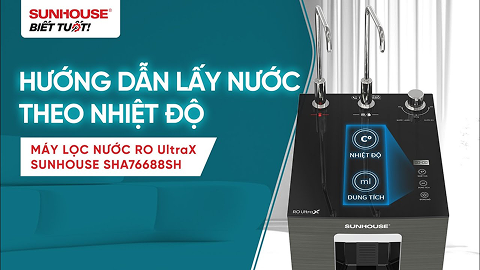 Máy lọc nước RO UltraX Sunhouse 11 lõi SHA76688SH