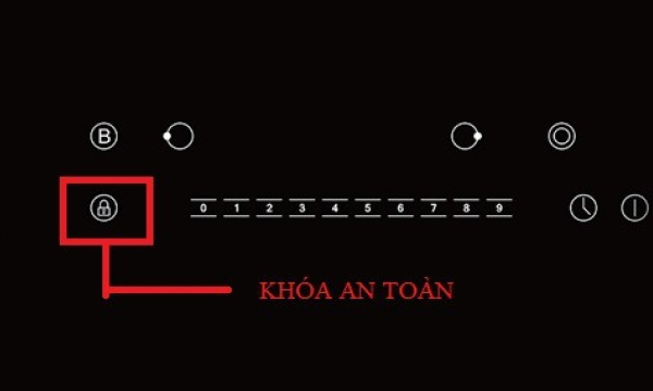 Bếp điện từ Ferroli IC4200BN - khoá an toàn