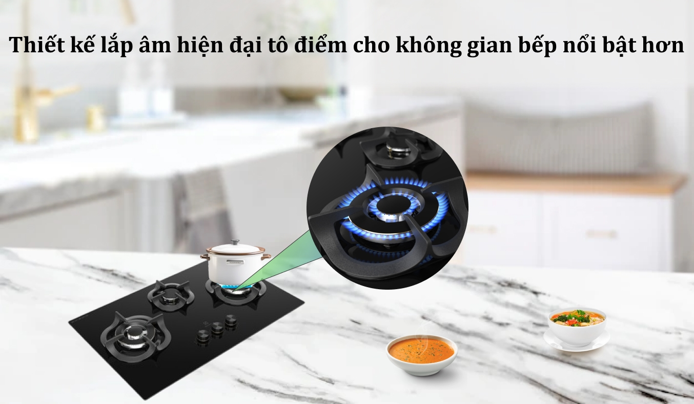 Bếp gas âm Electrolux EHG8321BC