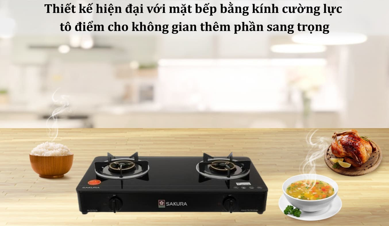Bếp gas đôi Sakura SA-2375GB