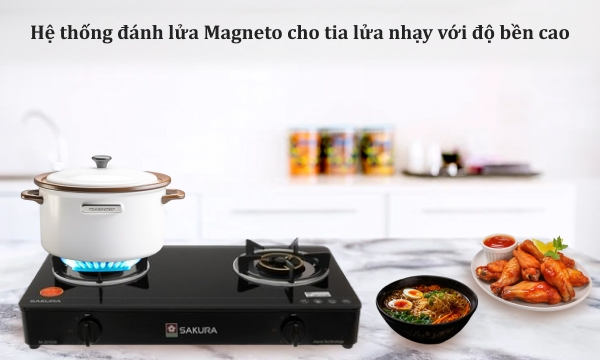 Bếp gas đôi Sakura SA-2375GB