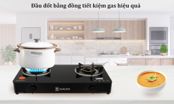 Bếp gas đôi Sakura SA-2375GB