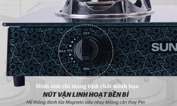 Bếp gas đôi Sunhouse Mama MMBB0787MT