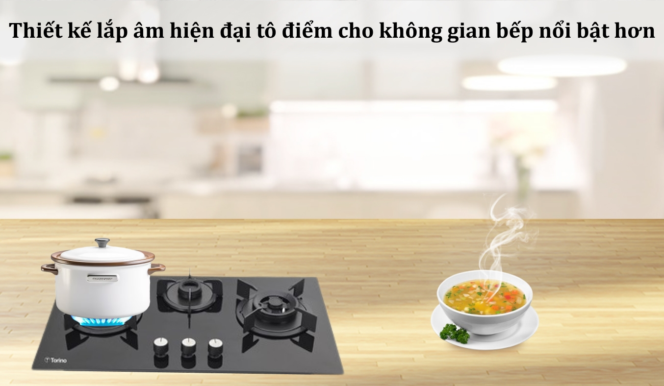 Bếp gas âm Torino Milan-3B