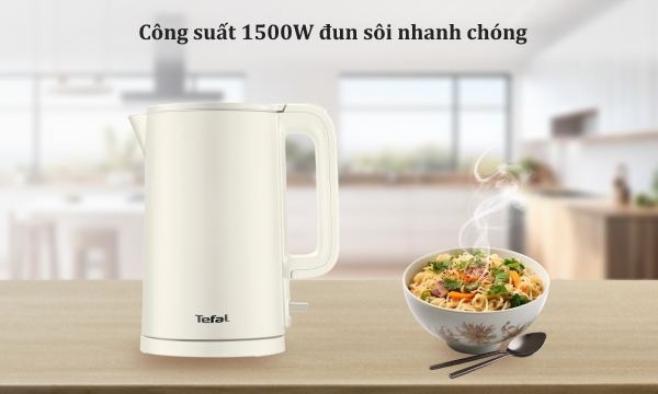 Bình đun siêu tốc 1.5 lít Tefal Colour KO140AE0