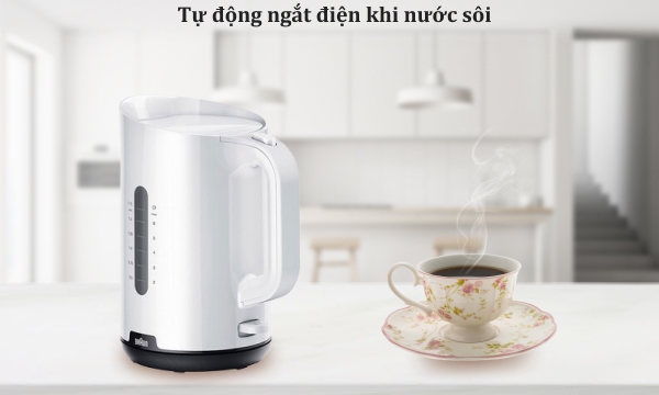 Bình đun siêu tốc Braun 1.7 lít WK1100WH