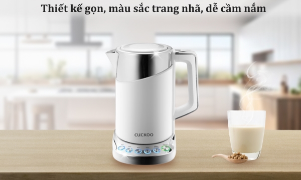 Bình đun Cuckoo 1.7 lít CK-A170T/WHVNCV Trắng