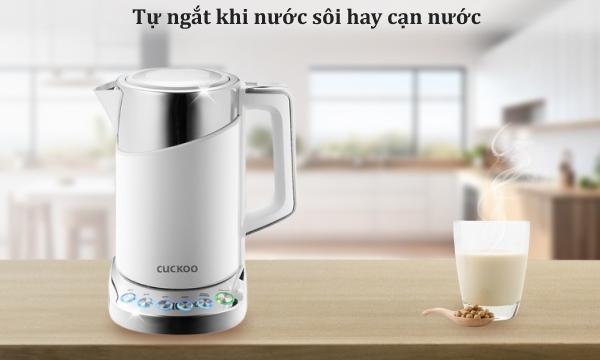 Bình đun Cuckoo 1.7 lít CK-A170T/WHVNCV Trắng