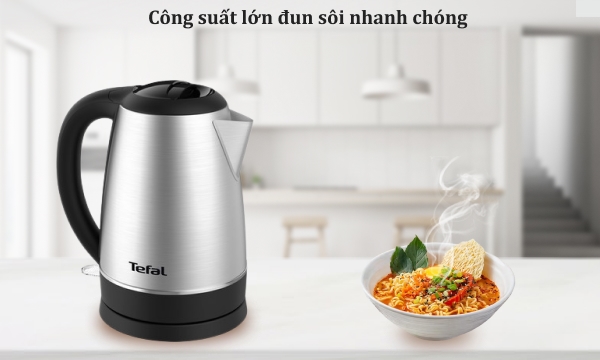 Bình đun siêu tốc Tefal 1.7 lít KI8000D68