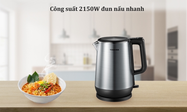 Bình đun siêu tốc Toshiba 1.7 lít KT-17DR1NV