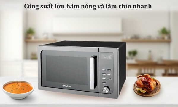 Lò vi sóng kết hợp nướng Hitachi 23 lít HMR-DG2312