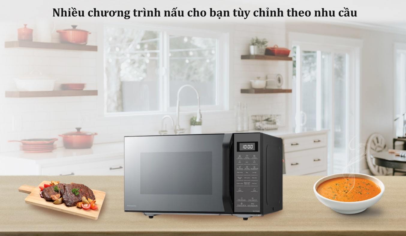 Lò vi sóng có nướng Panasonic 27 lít NN-CT66MBYUE