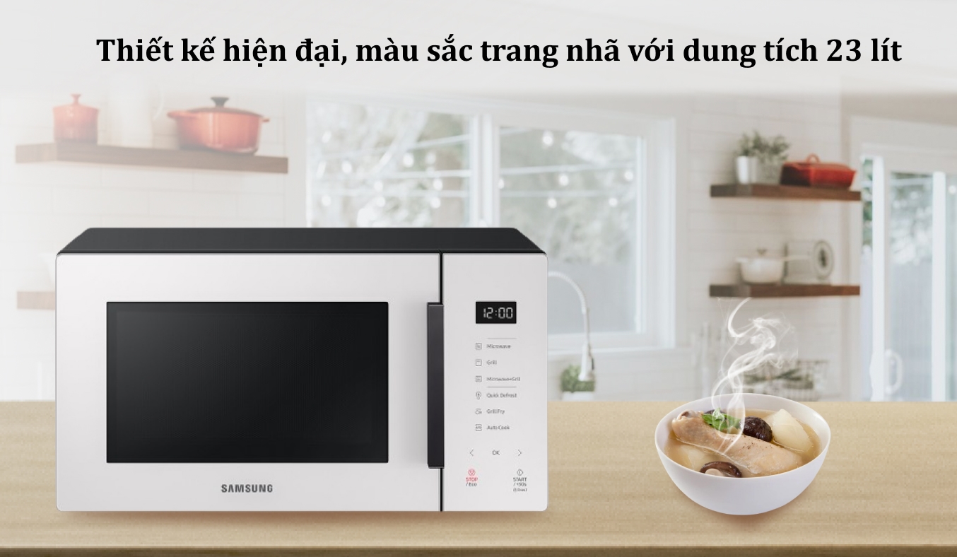 Lò vi sóng Samsung 23 lít MG23T5018CE/SV