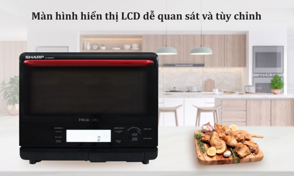 Lò vi sóng hơi nước Sharp 31 lít AX-1700VN