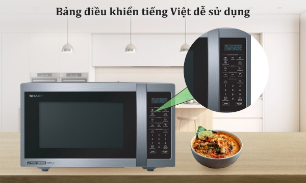 Lò vi sóng Sharp 25 lít R-G52XVN-ST