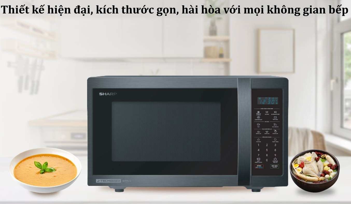 Lò vi sóng Sharp 28 lít R-G728XVN-BST