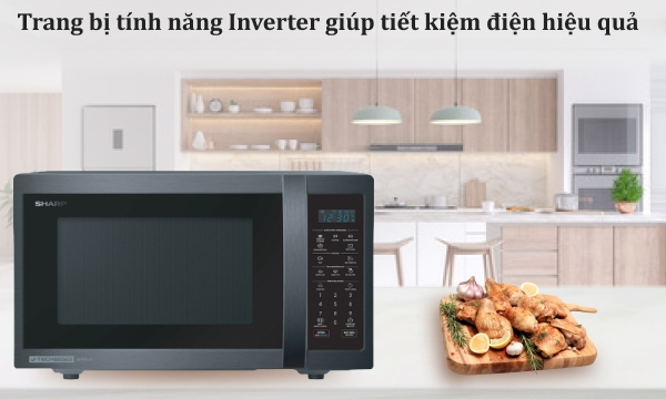 Lò vi sóng Sharp 28 lít R-G728XVN-BST