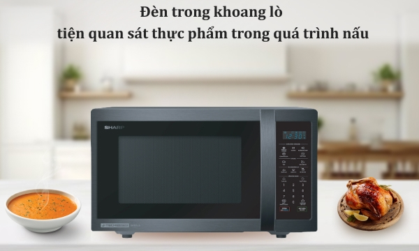 Lò vi sóng Sharp 28 lít R-G728XVN-BST