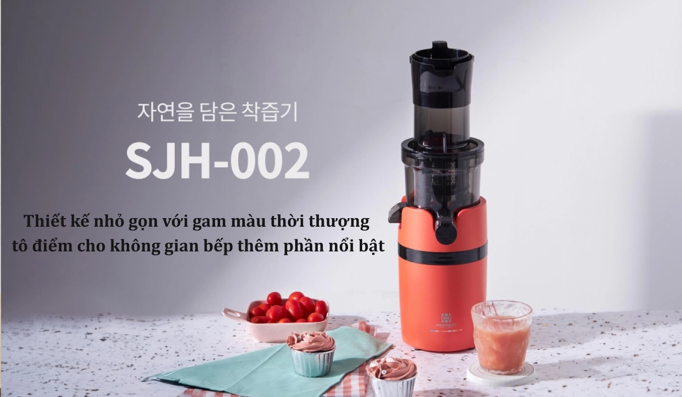 Máy ép chậm Hawonkoo SJH-002-CR Cam