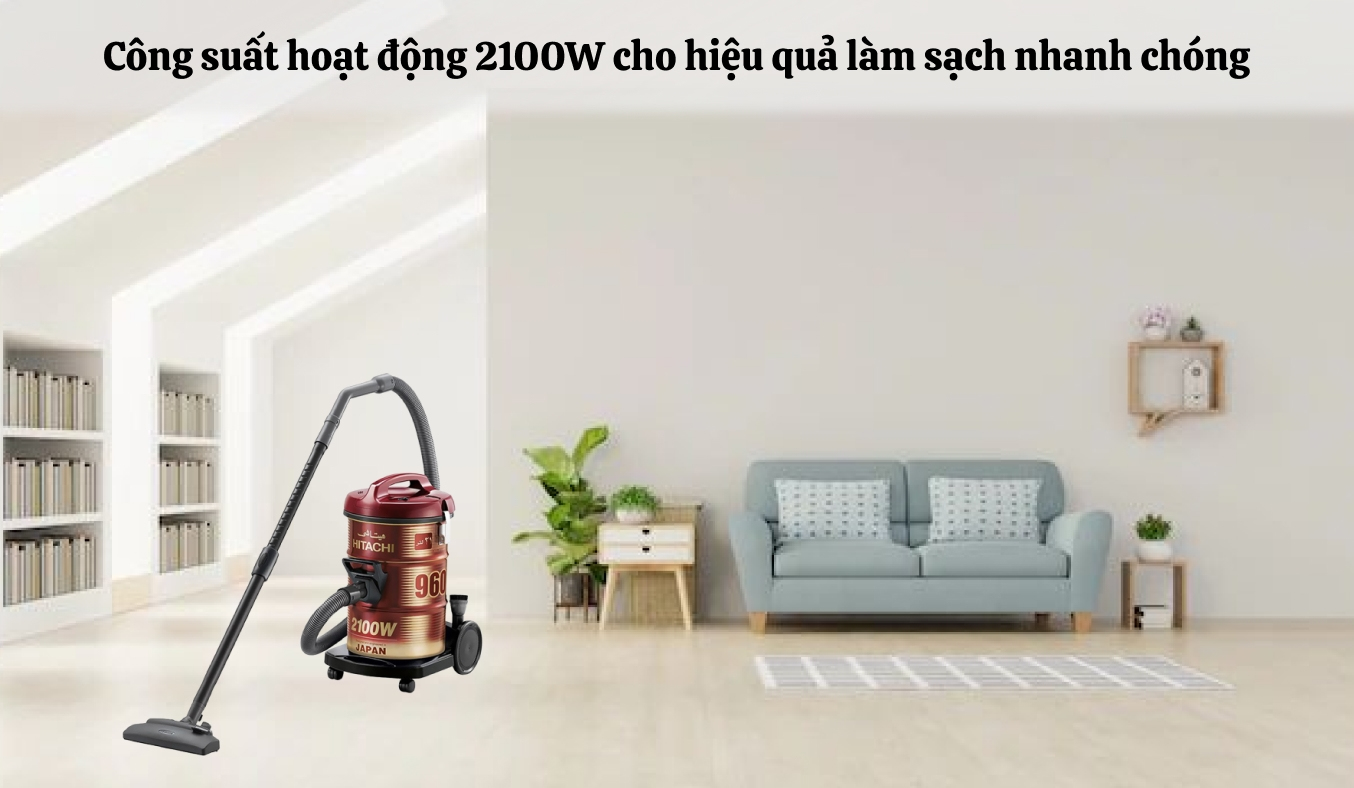 Máy hút bụi Hitachi CV-960F 24CV (WR)
