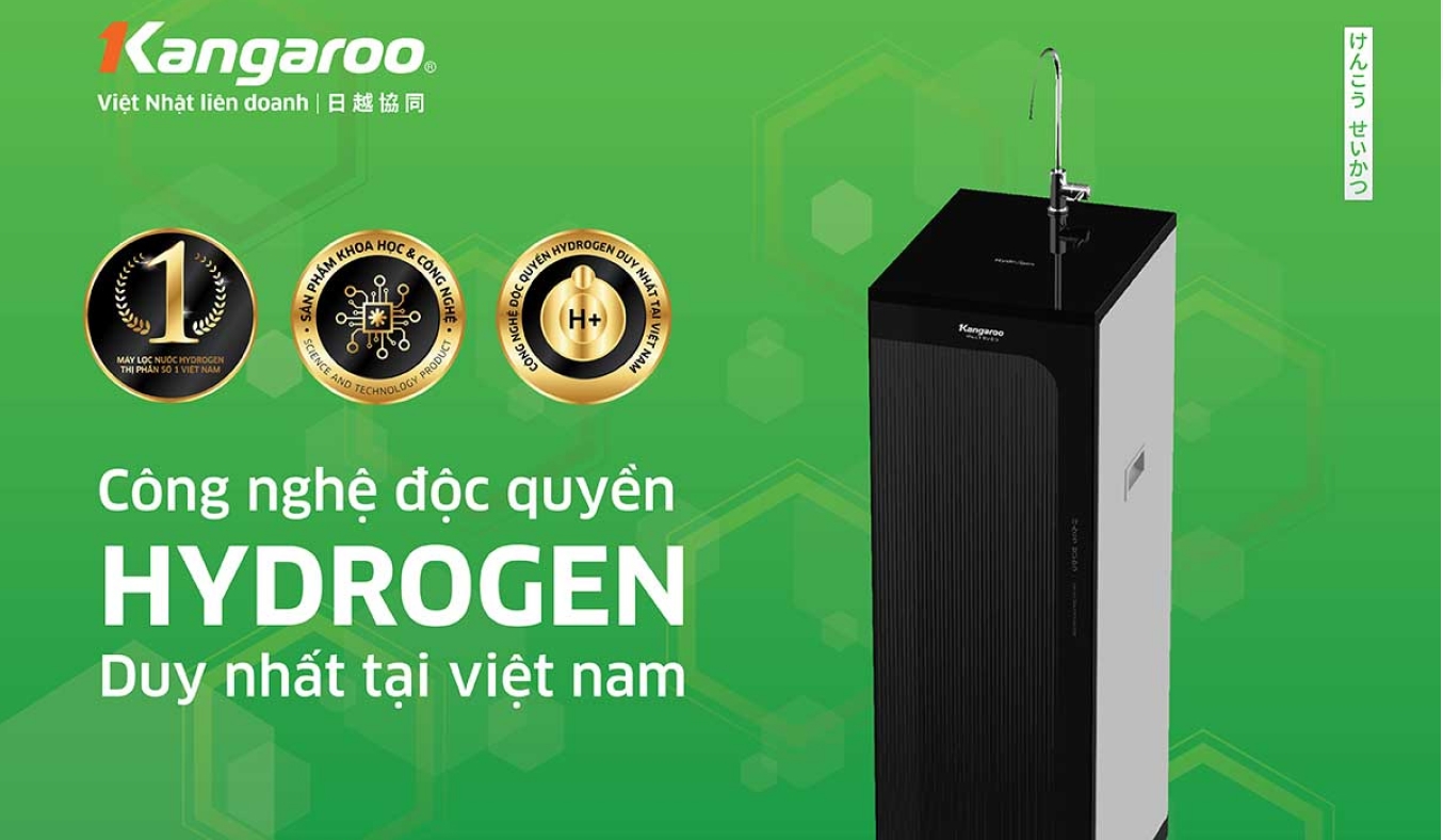 Máy lọc nước RO Hydrogen Kangaroo 10 lõi KG100HC2