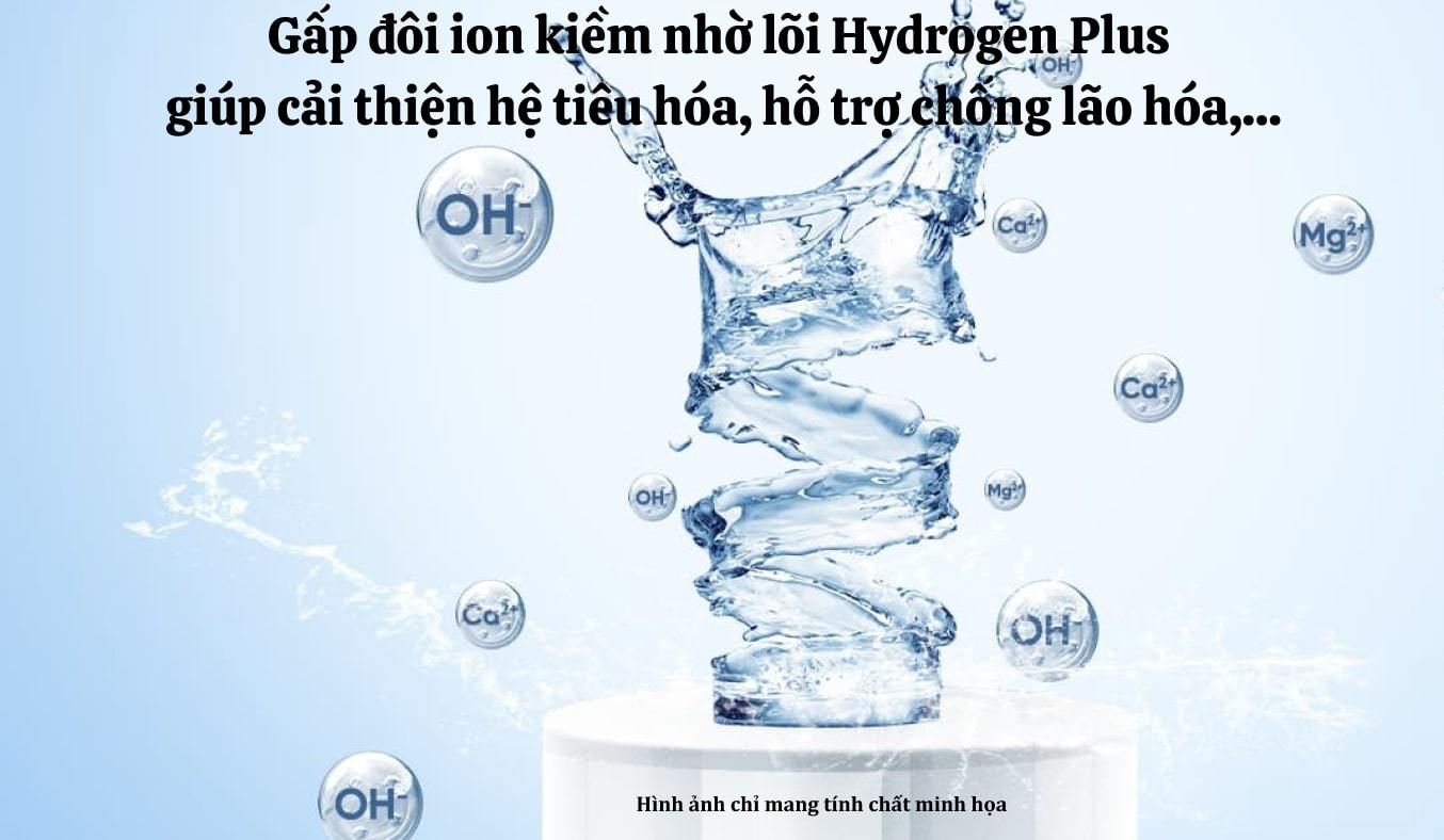Máy lọc nước Hydrogen nóng nguội 10 lõi Karofi KAH-D10