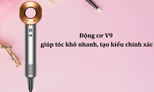 Máy sấy tóc Dyson Supersonic™ HD15 (Nickel Sáng/Vàng đồng)