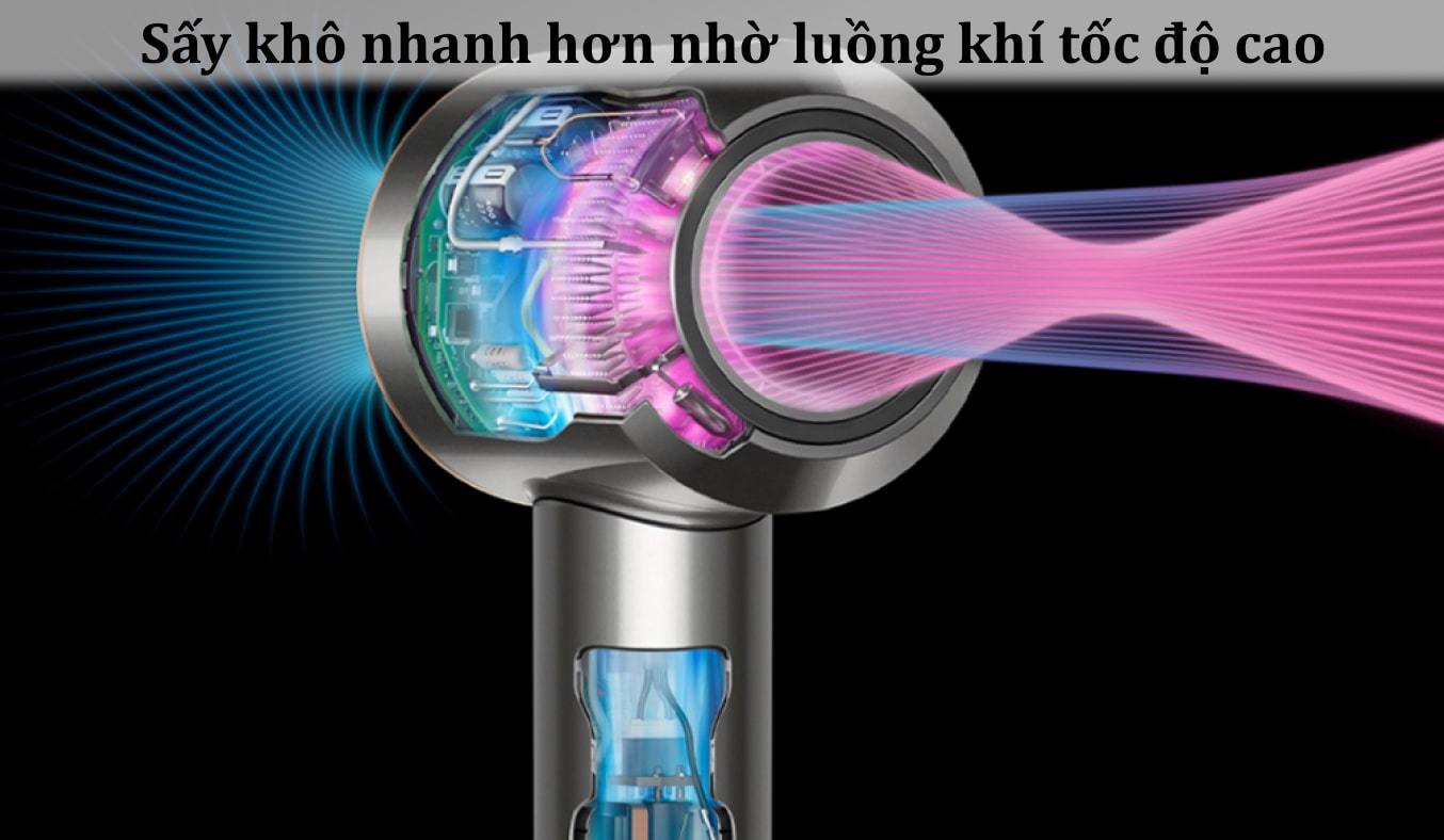 Máy sấy tóc Dyson Supersonic™ HD15 (Nickel Sáng/Vàng đồng)