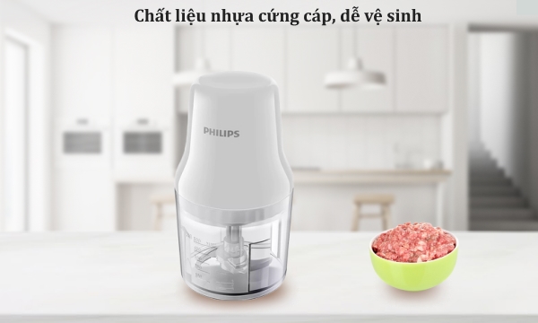 Máy xay thịt mini Philips 0.5 lít HR1393