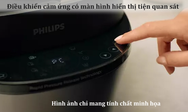 Nồi áp suất điện Philips 5 lít HD2151/66