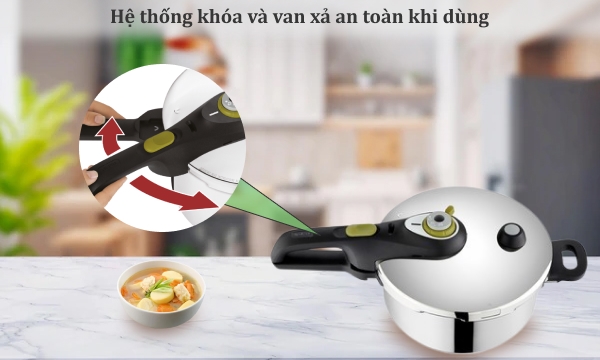 Nồi áp suất cơ Tefal Secure 5 Neo 4 lít P2534237