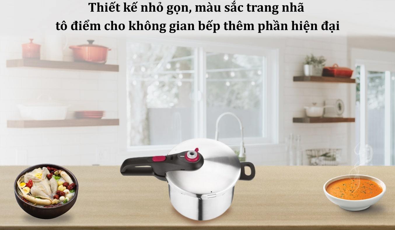 Nồi áp suất cơ Tefal Secure 5 Neo 6 lít P2530750