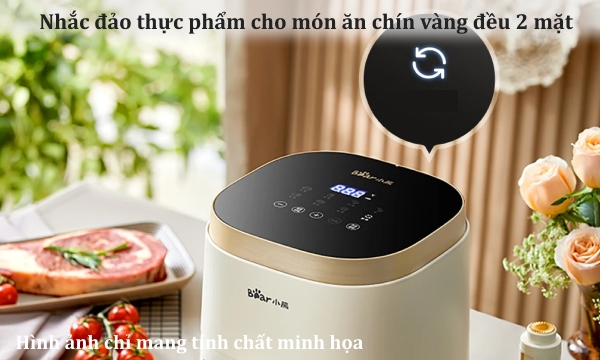 Nồi chiên không dầu Bear 5 lít QZG-F15E3