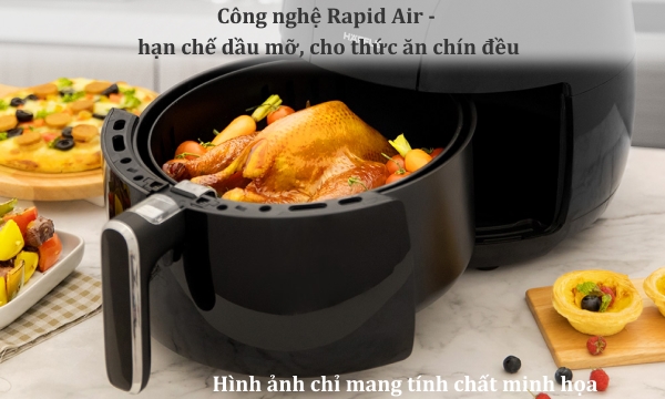 Nồi chiên không dầu Hafele 6.4 lít HS-AF601B