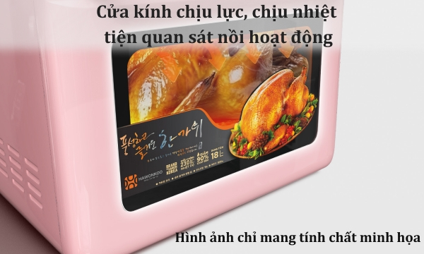 Nồi chiên không dầu Hawonkoo 18 lít AFH-180-PK Hồng
