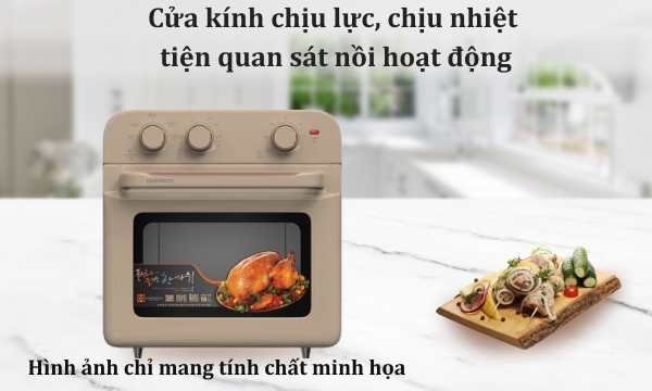 Nồi chiên không dầu Hawonkoo 18 lít AFH-180-CF Nâu