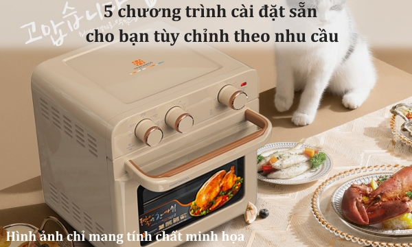 Nồi chiên không dầu Hawonkoo 18 lít AFH-180-CF Nâu