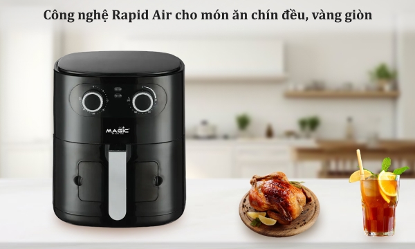 Nồi chiên không dầu Magic Eco 6 lít AC-126