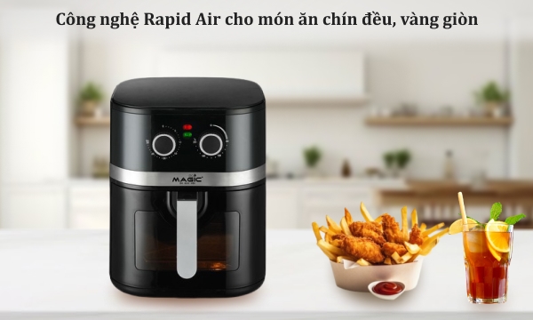 Nồi chiên không dầu Magic Eco 8 lít AC-127